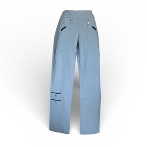 Jamie Sadock Light Gray Golf Pants with Zipper Detail. Size 6. Fore!